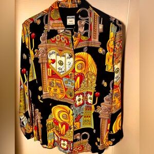 Vintage Moschino Jackpot Women’s Blouse